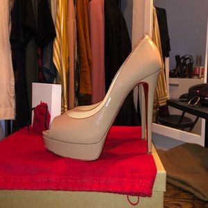 Christian Louboutin Lady Peep 40.5 US 10.5